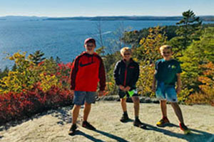 Boys on Lookout Rock