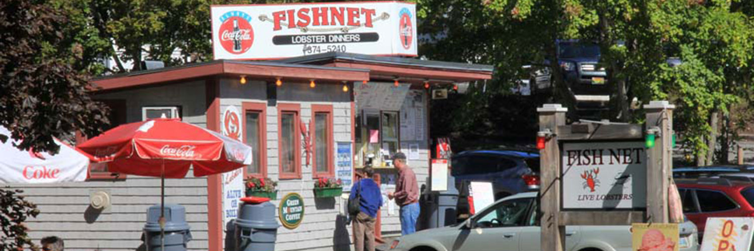 Fishnet in Blue Hill Maine